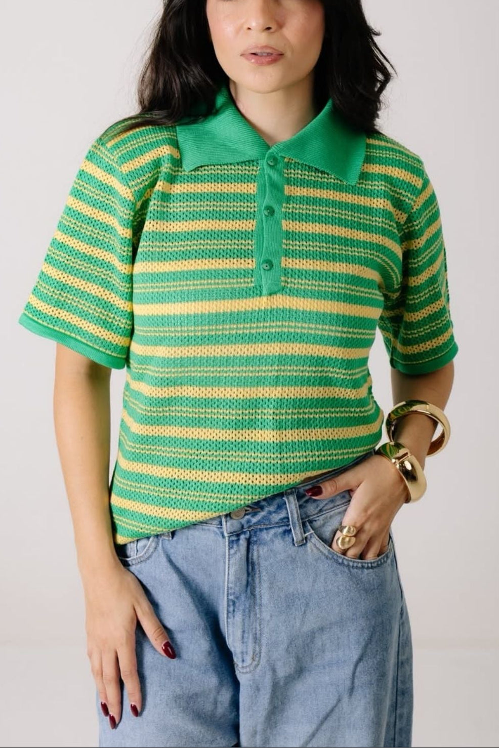 BLUSA COM GOLA POLO - BRASIL