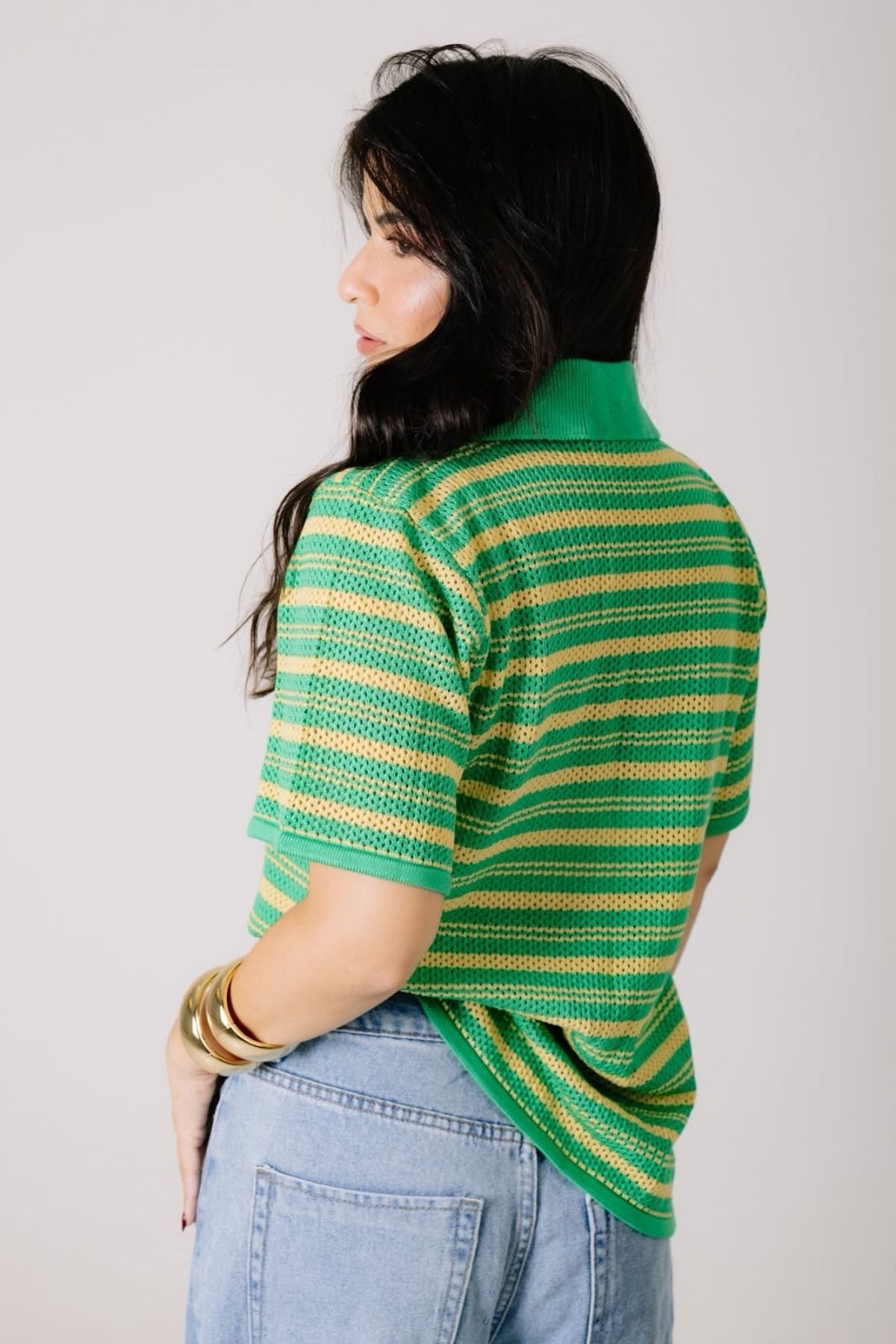 BLUSA COM GOLA POLO - BRASIL