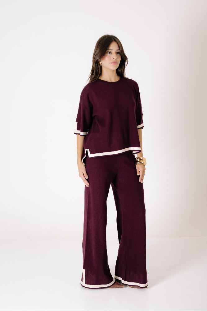 CONJUNTO DE CALÇA E BLUSA - JULIS
