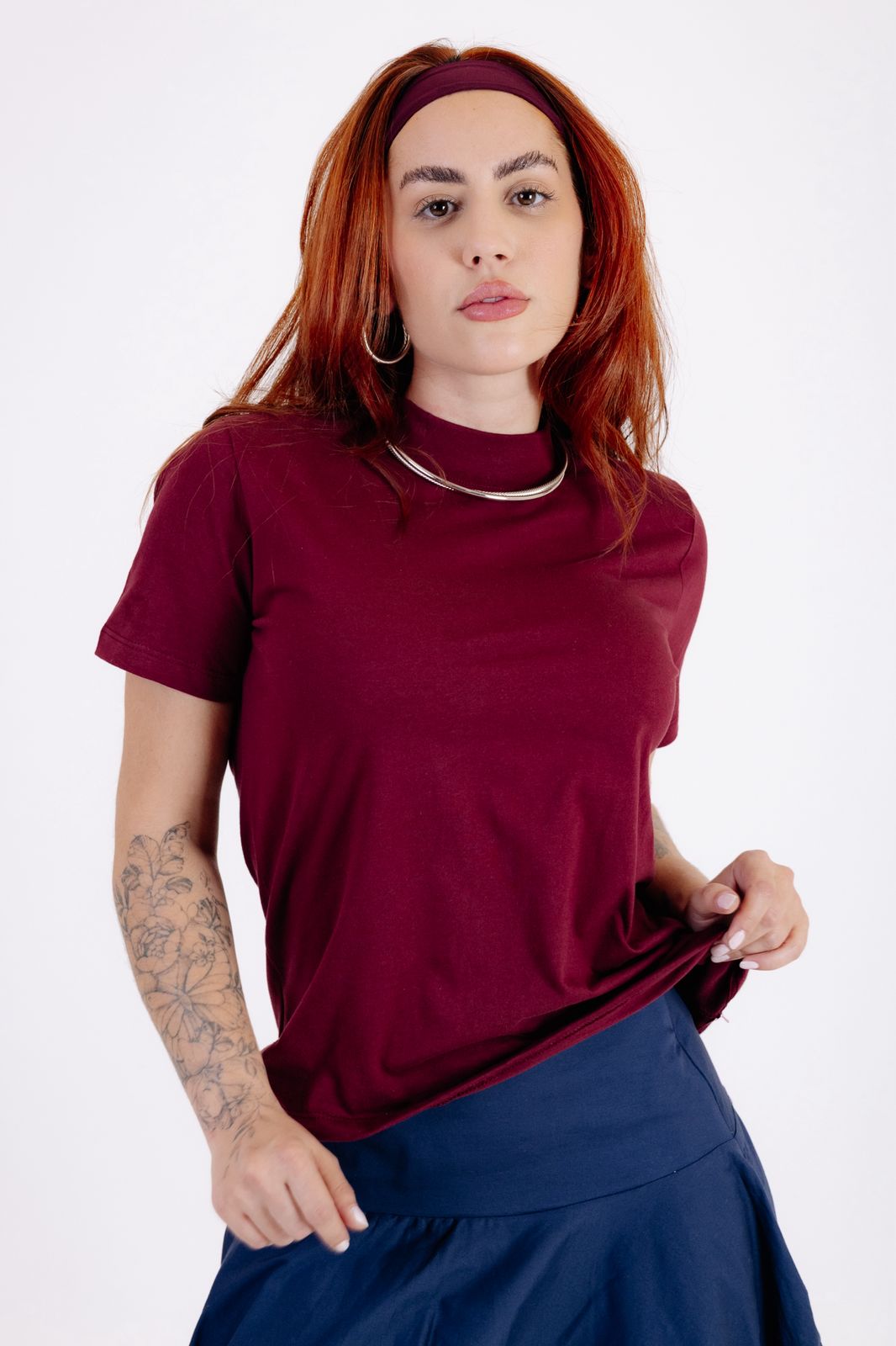 T-SHIRT EM ALGODÃO - CARLI