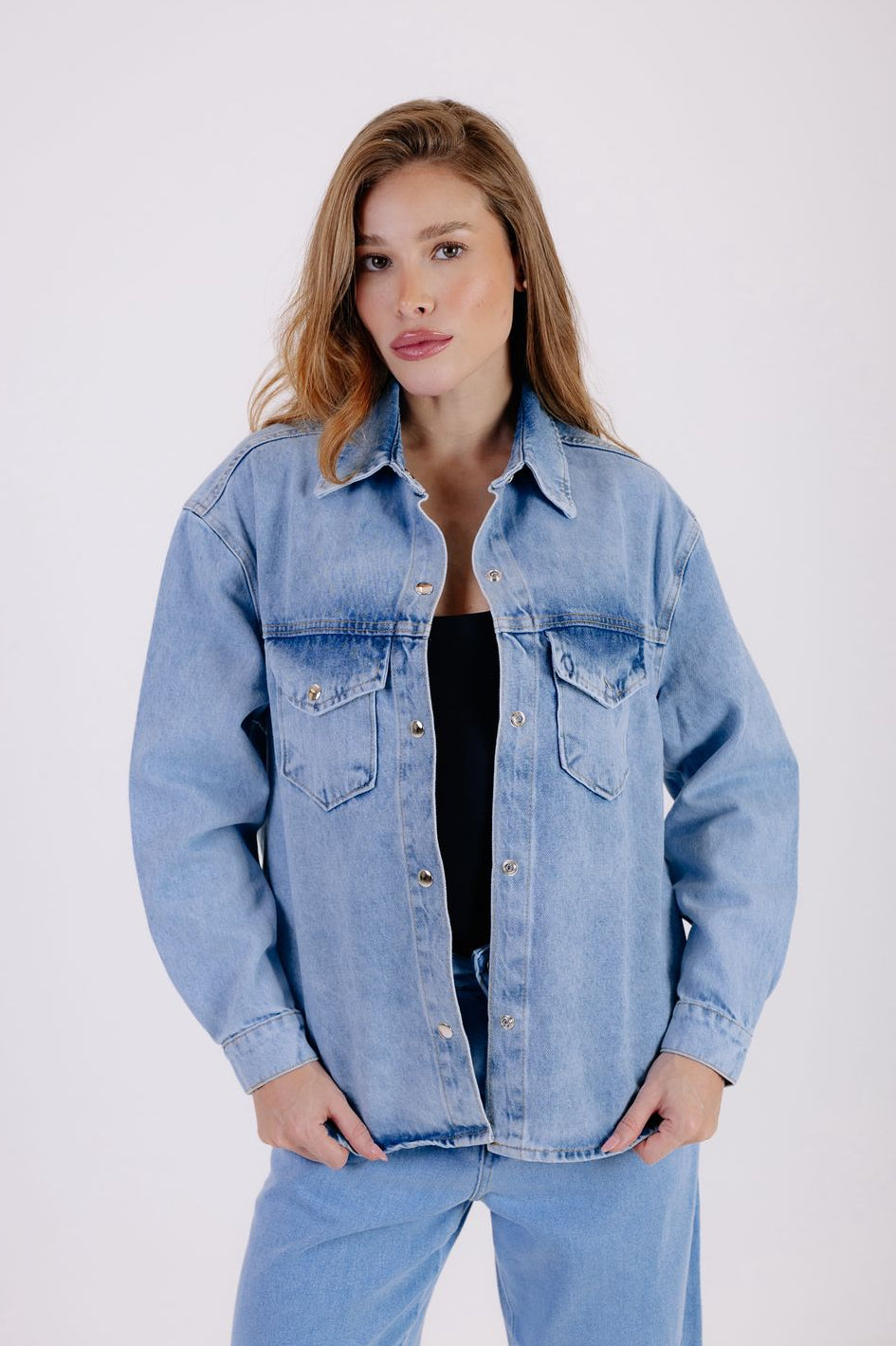 CAMISA JEANS OVER
