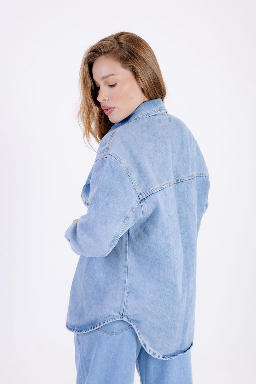 CAMISA JEANS OVER