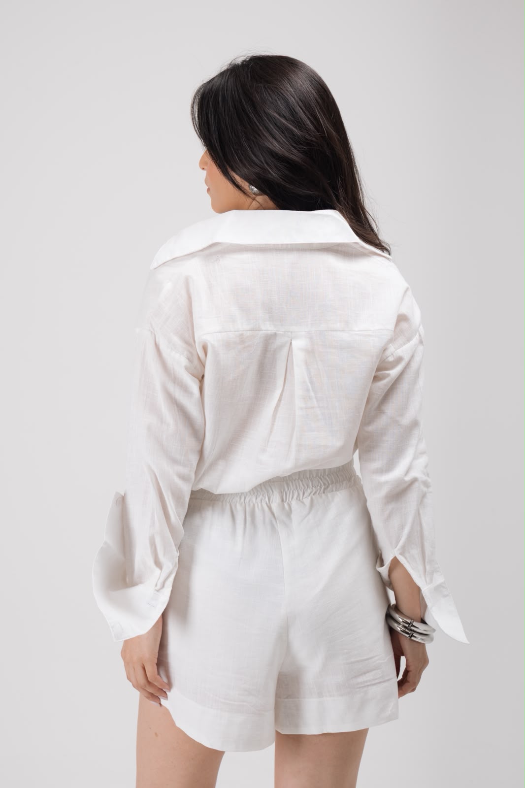 CONJUNTO DE CAMISA MANGA LONGA E SHORT