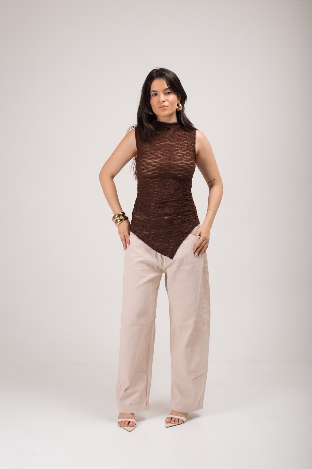 BLUSA DE RENDA SAMIA