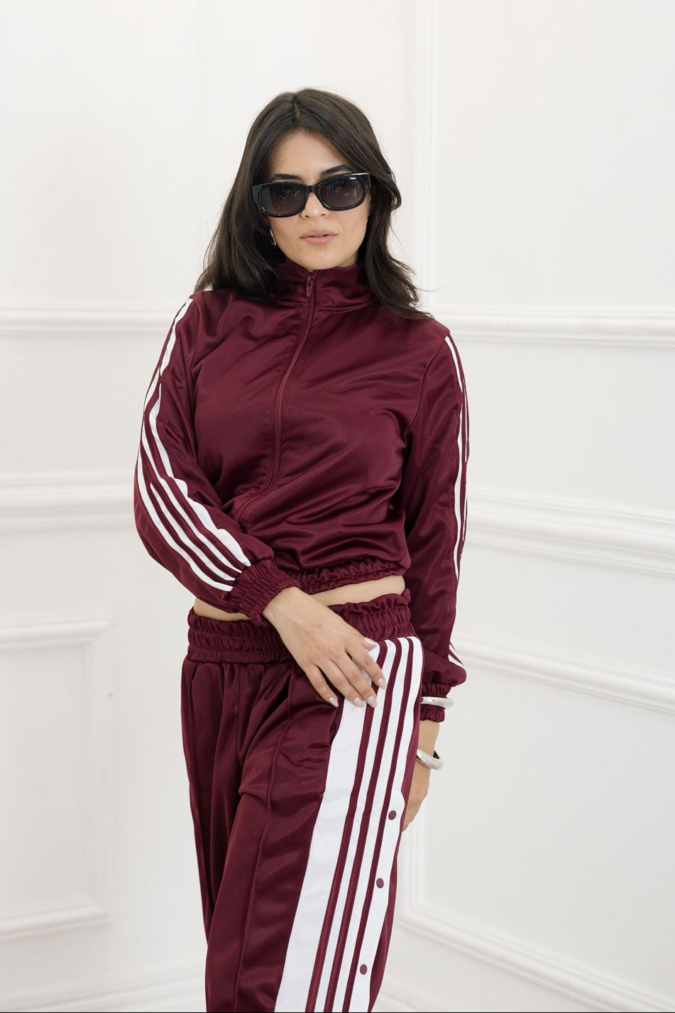 CONJUNTO DE JAQUETA CROPPED E CALÇA - FRIDA