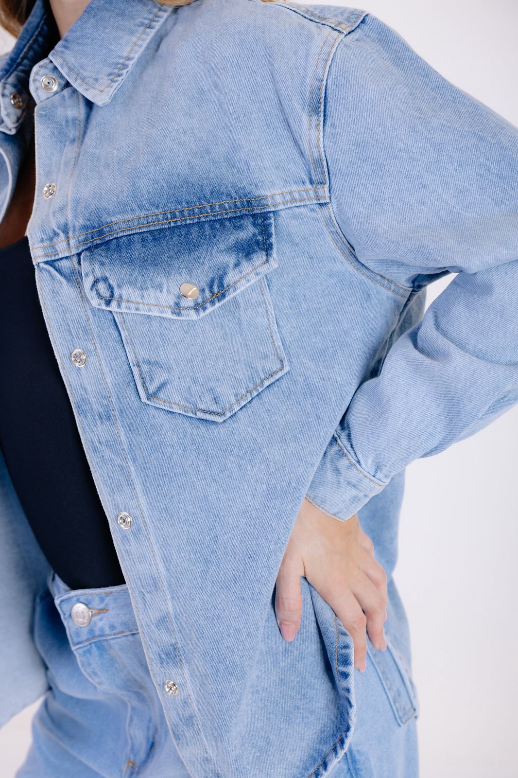 CAMISA JEANS OVER