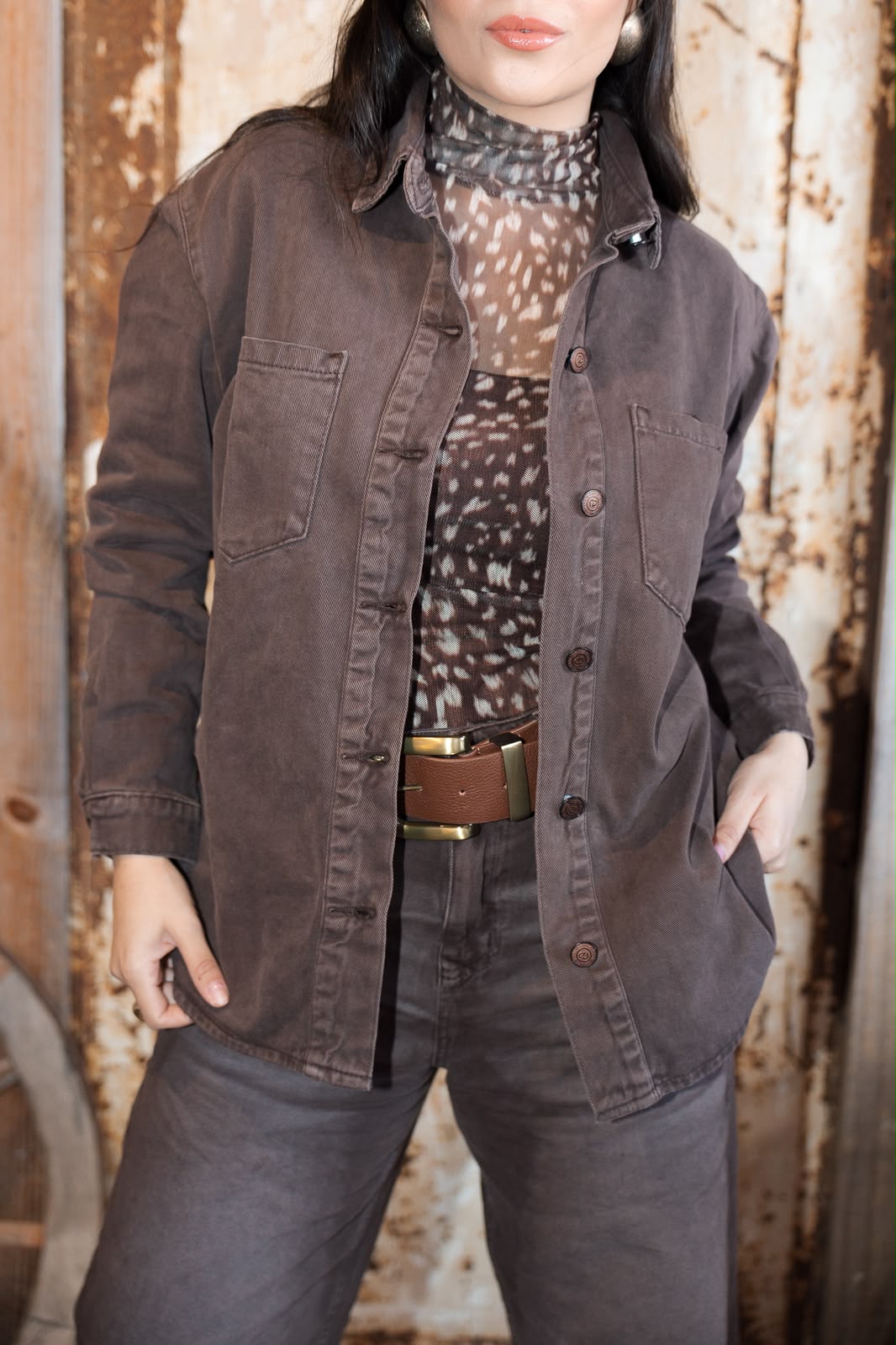 CAMISA ESSENTIALS BASTILLE - DIRTY WASH