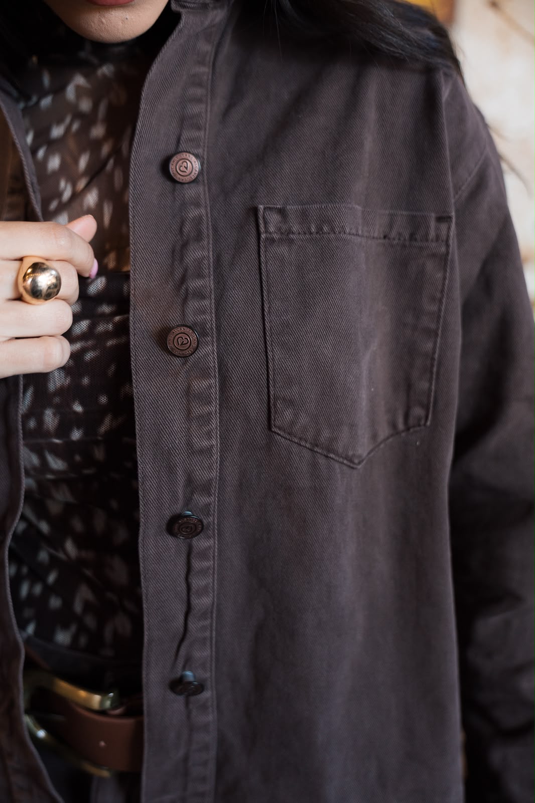 CAMISA ESSENTIALS BASTILLE - DIRTY WASH
