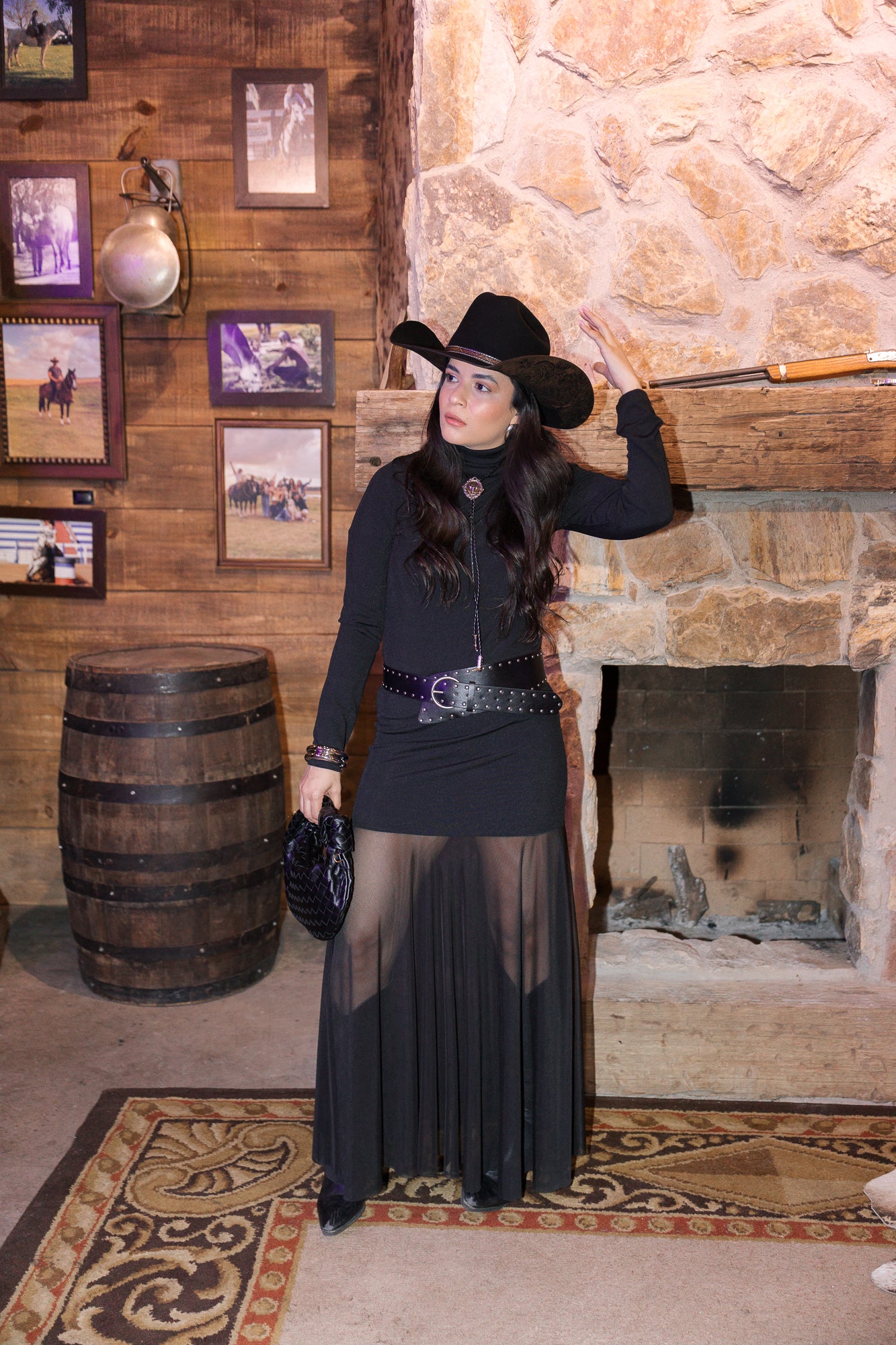 VESTIDO LONGO C/ TULE