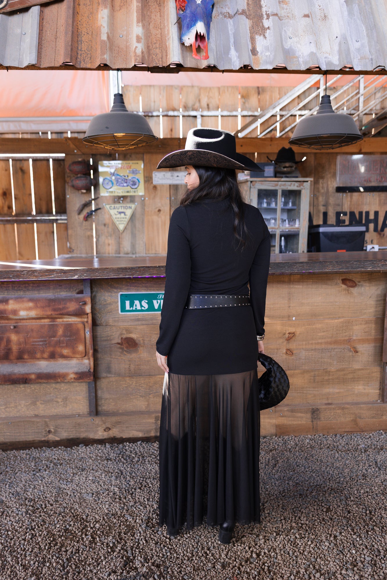 VESTIDO LONGO C/ TULE