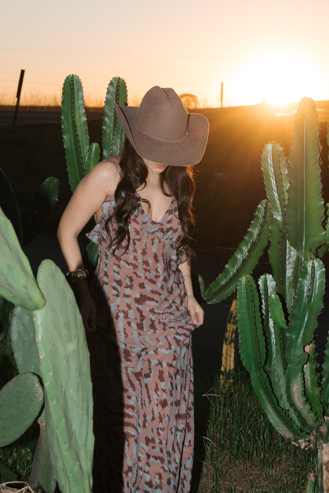 VESTIDO LONGO CHIFFON